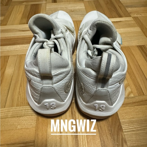 Used (9/10), No Box. Men Size 9 Nike PG 1 Paul George Ivory. - Picture 3 of 5